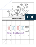 Month of May: Have A Great Summer!