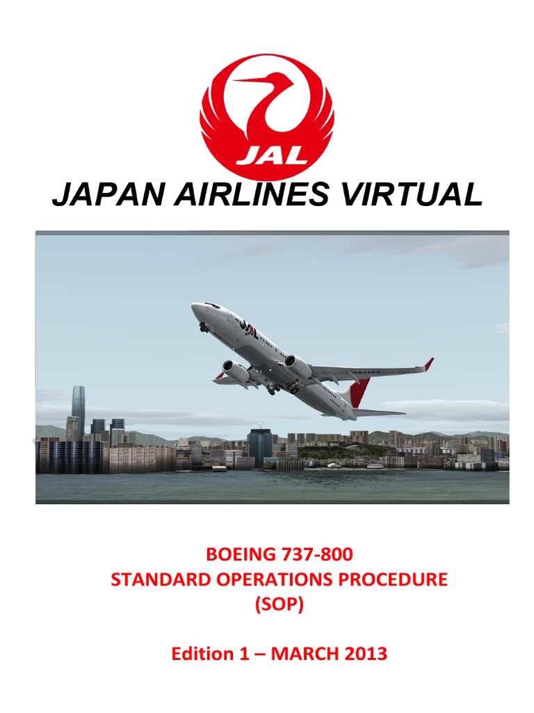 B737 Sop Japan Airlines Instrument Flight Rules Aeronautics