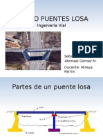 Puentes Losa, ing. vial.
