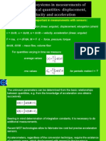 Mechanical Quantities Important in Measurements With Sensors