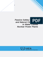 Passive Safety Systems For Various Advanced Water Cooled Nuclear Power Plants