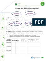 Las capas de la Tierra en palabras compuestas