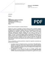 Carta Presidente Cartel PDF