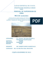 Caratula Informe de Supervision