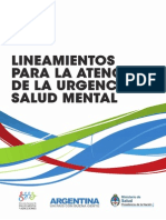 2013 10 Lineamientos Atencion Urgencia Salud Mental