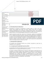 Venezuela - Procesos de Integración en América - ( UPF )