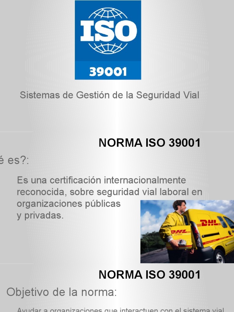 Iso 39001 Seguridad Vial | PDF