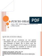 Diapositivas sobre el Juicio Oral Civil 