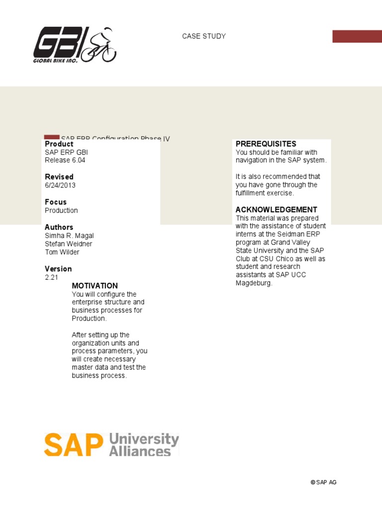 Phase IV - Production - Master | PDF | Business Process | Scheduling ...