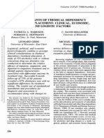 determinants of chemical dependency treatment placement