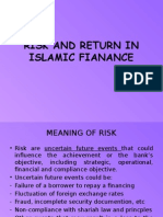 Risk and Return in Islamic Fianance