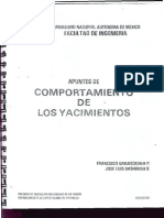 Apuntes de Comportamiento de Los Yacimientos - Francisco Garaicochea p.