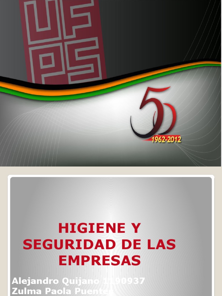 Higiene y Seguridad Industrial Esencial | PDF | Seguridad y salud ...
