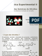 Propriedades Químicas de Glicídios