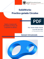 Practica Guiada de Círculos con Solidworks