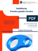 Practica Guiada de Círculos Con Solidworks