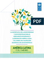 PNUD Valoracion Economica Biodiversidad Informe
