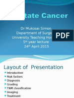 Dr Mukosai Simon Lecture on Prostate Cancer Diagnosis and Treatment