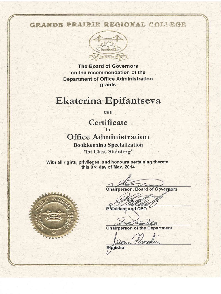 Office Administration Certification Document | PDF | Computers