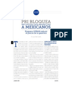 PRI Bloquea Iniciativas Que Benefician a Mexicanos