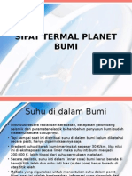 Sifat Termal Planet Bumi