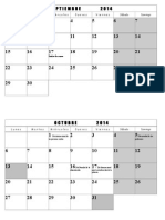 Calendario 2014 2015 para Poner en Clases POR HACER