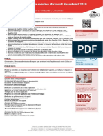 M10231 Formation Concevoir Et Deployer La Solution Microsoft Sharepoint 2010 PDF