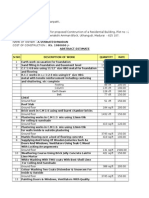 Detailed Estimation for Kodikkulam