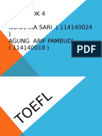 Kelompok 4 NORAFIKA SARI (114140024) Agung Arif Pambudi (114140018)