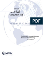 Configure MCD For Use With Intelepeer Service Provider SIP Trunking