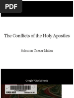 The Conflicts of The Holy Apostles