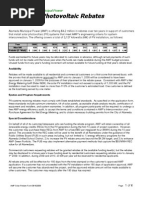 Solar Rebate App2009