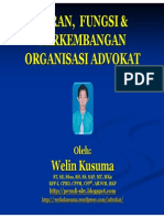 Peran Dan Fungsi Organisasi Advokat PDF