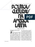 Politicas Culturais na América Latina