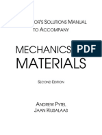 Pytel Mechanics of Materials 2e Solutions