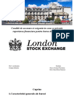 Conditii de Accesare Si Exigenta Bursa Din Londra