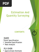 Estimation and Quantity Surveying 1