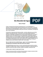 Dia Mundial Del Agua PDF