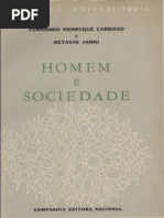 Homem e Sociedade - CARDOSO, Fernando Henrique; IANNI, Octavio