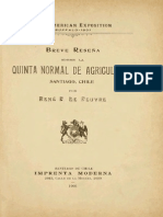 Breve Reseña Sobre La Quinta Normal de Agricultura. Autor Le-Feuvre, René F., m. 1917