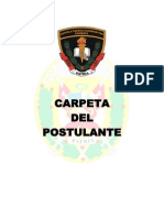 Carpeta de Postulante A La Eestp PNP Chimbote 2015 I PDF