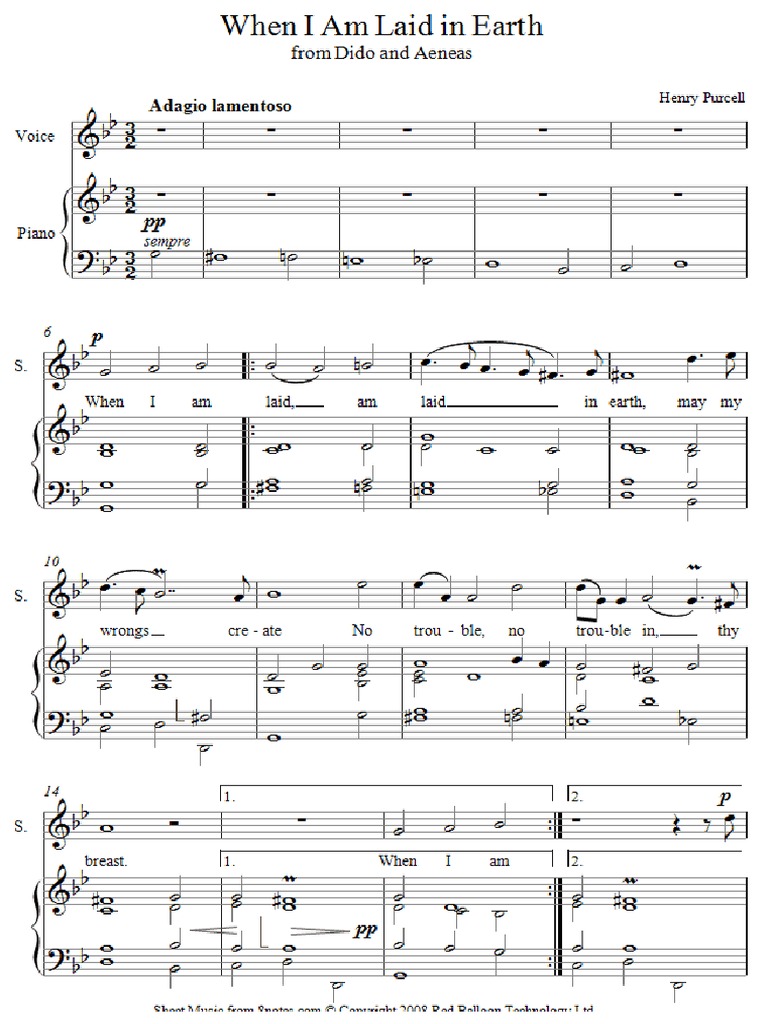 Dido's Lament | PDF