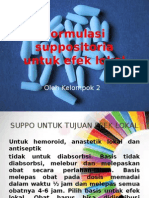 Formulasi Suppositoria DIAZEPAM