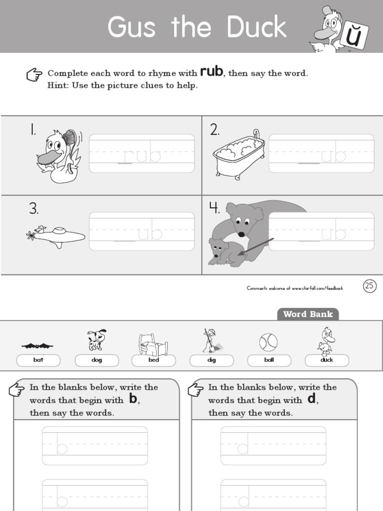 Rhyming and Vocabulary Practice Activities | PDF