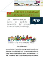 Ecesidades Educativas Especiales (NEE)
