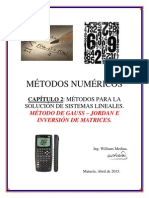 Método de Gauss - Jordan y Matriz Inversa