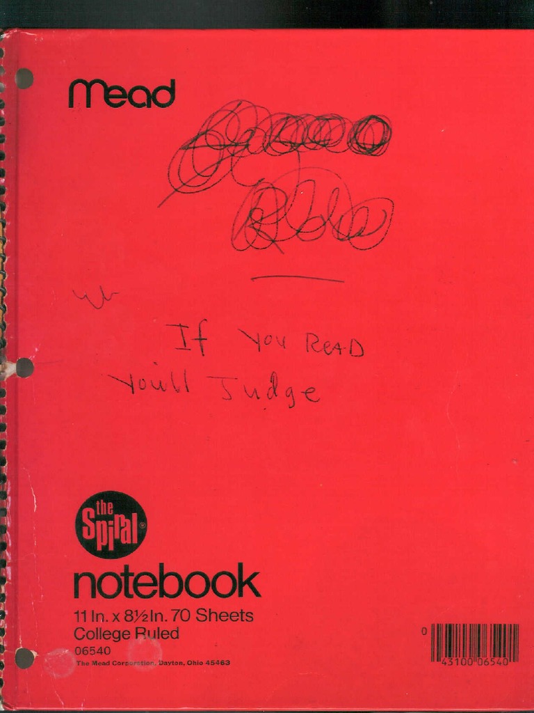 Journals - Kurt Cobain | PDF | Kurt Cobain | Nirvana (Band)