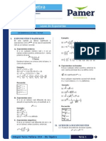 Álgebra 1 Leyes de Exponentes