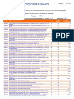 SINAPI CustosReferencia Insumos MT 122014 Desonerado