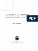 Fiori - Eccezione Di Dolo Generale Ed Editto Asiatico Di Q. Mucio